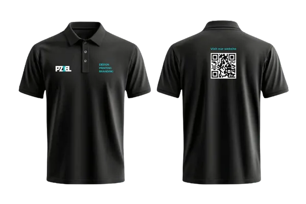 Polo Shirt Back View
